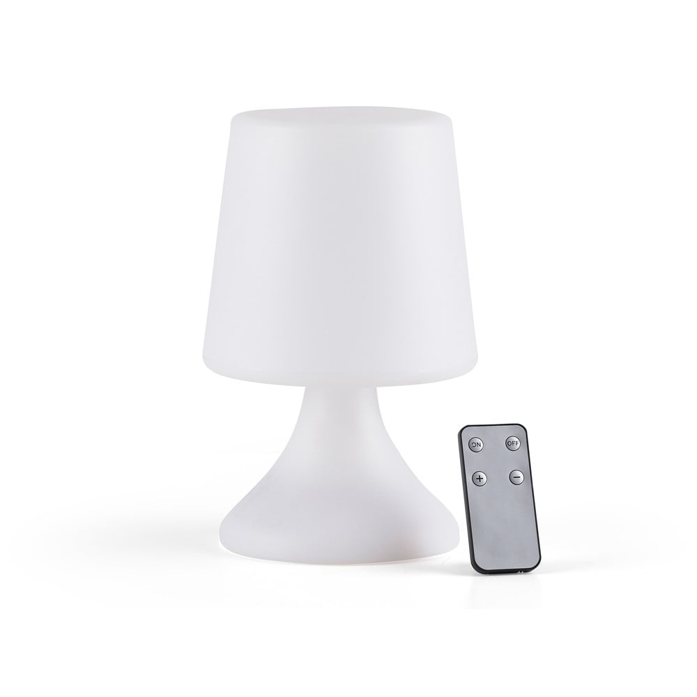 Fehér LED asztali lámpa távirányítóval (magasság 25,5 cm) Midnat – Villa Collection