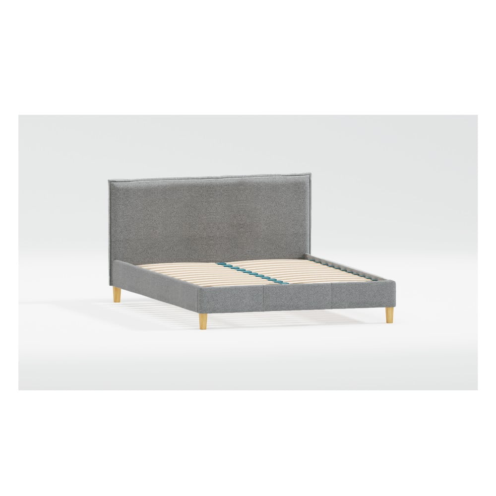 Kárpitozott egyszemélyes ágy ágyráccsal 90x200 cm Tina – Ropez