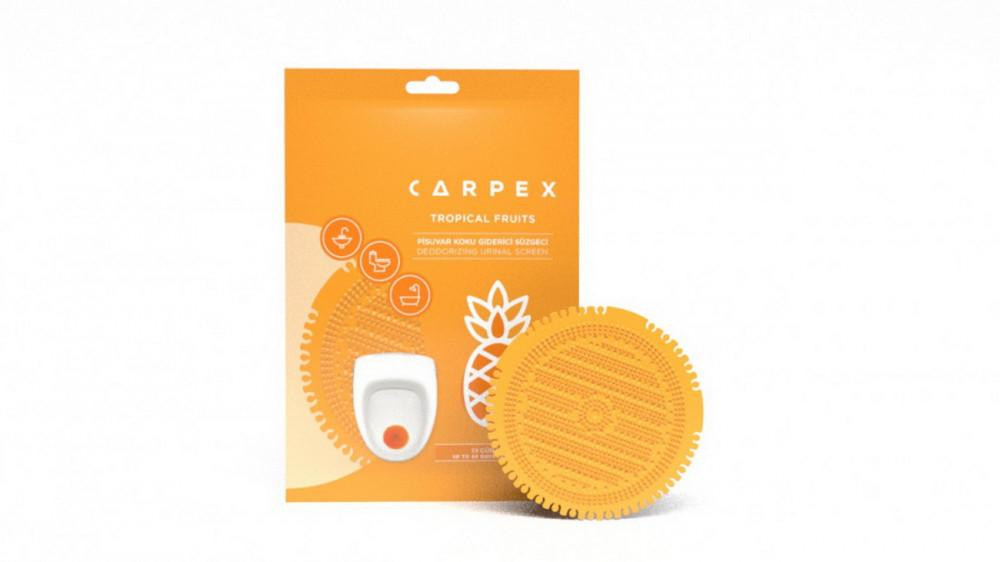 Piszoár illatosító rács Carpex, tropical (narancssárga)