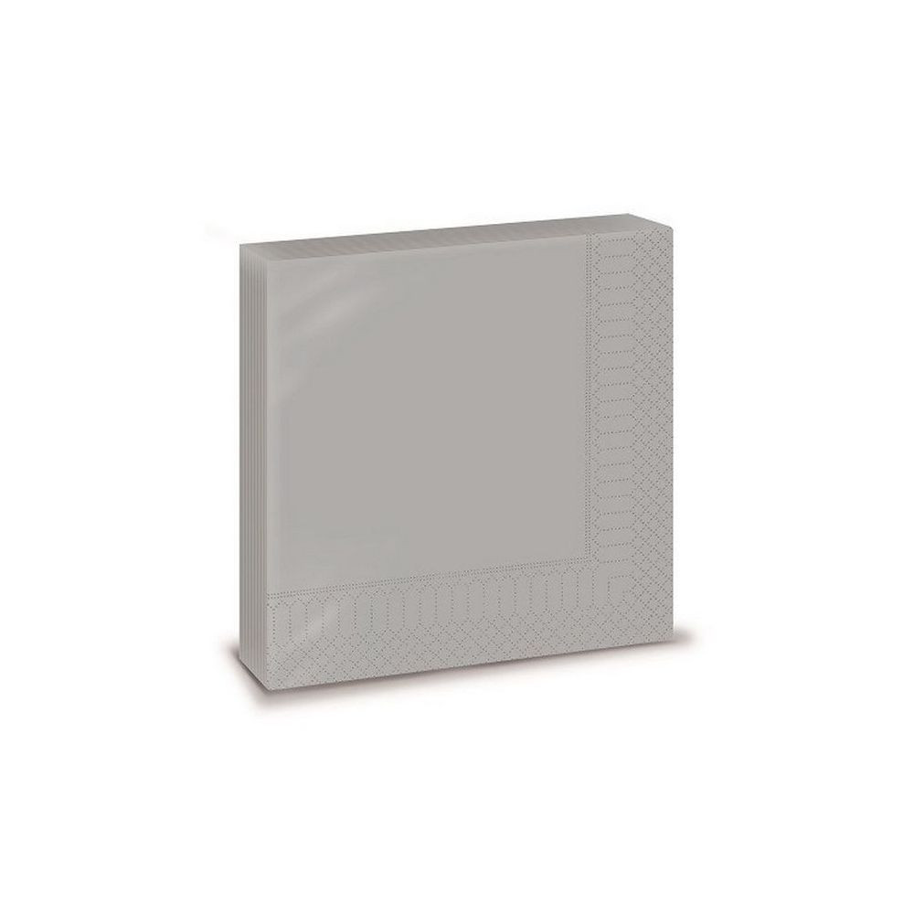 Fato Szalvéta 33x33cm ezüst színű 2 rétegű 20 lap/csomag