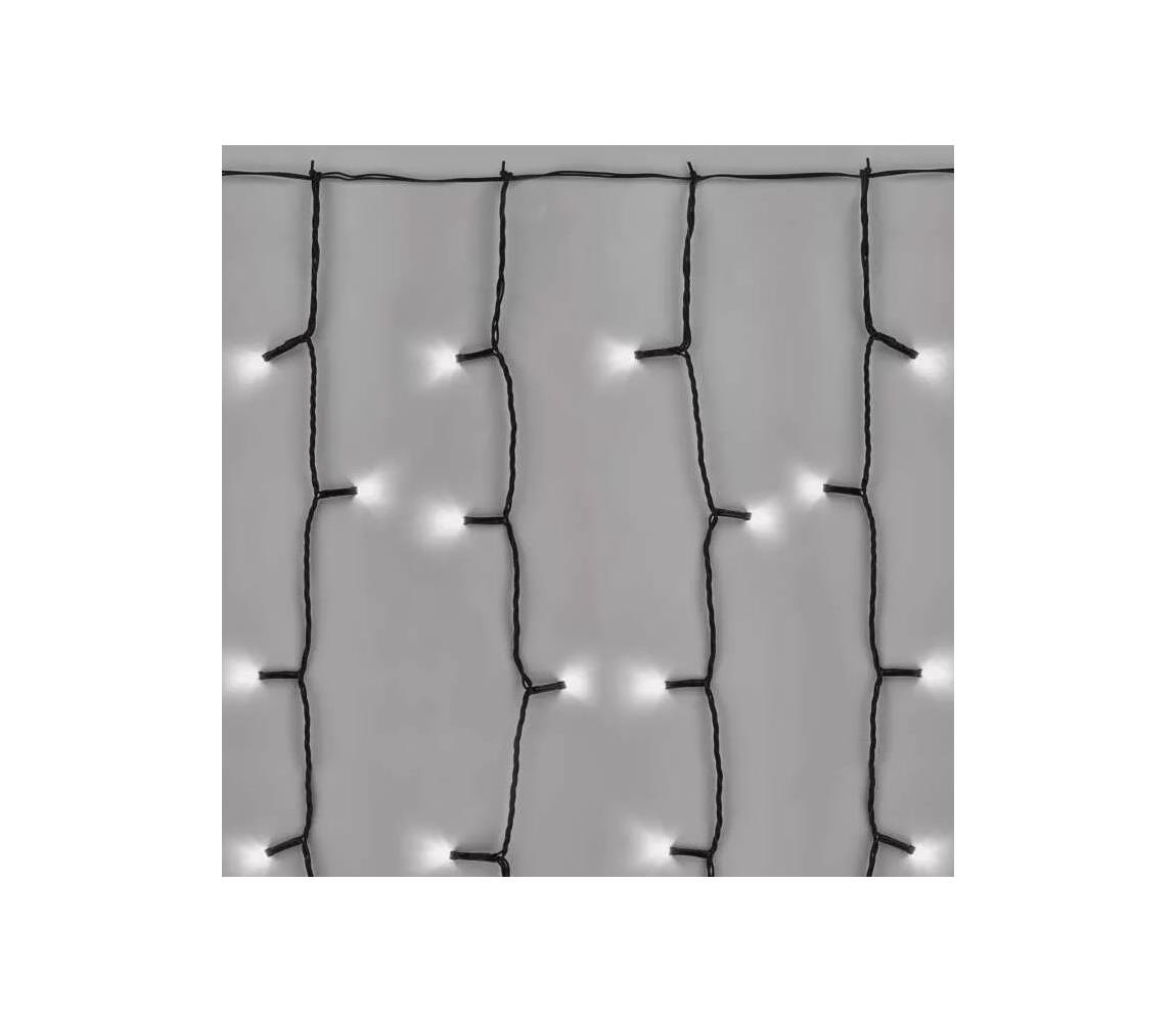  LED Karácsonyi kültéri függöny 100xLED 2m IP44 hideg fehér 