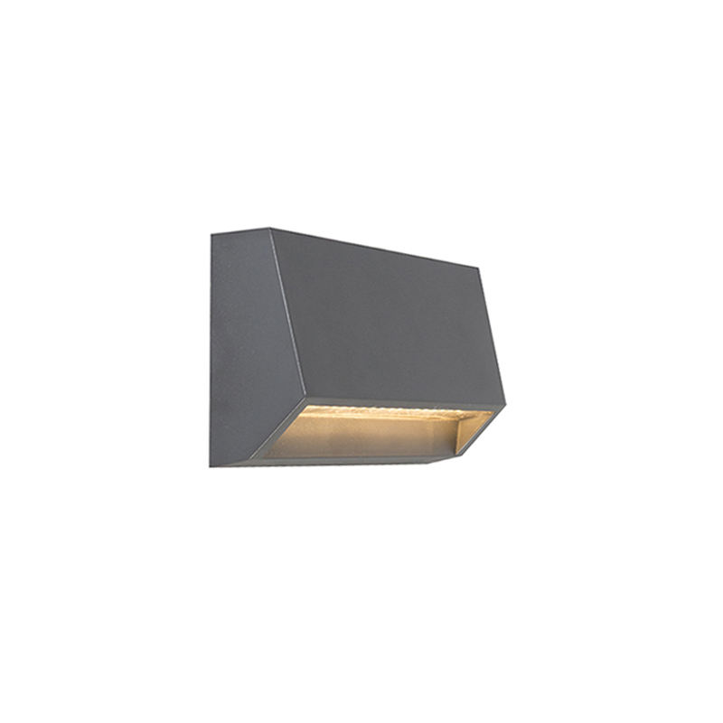 Modern kültéri fali lámpa sötétszürke, IP65 LED-del - Sandstone 2