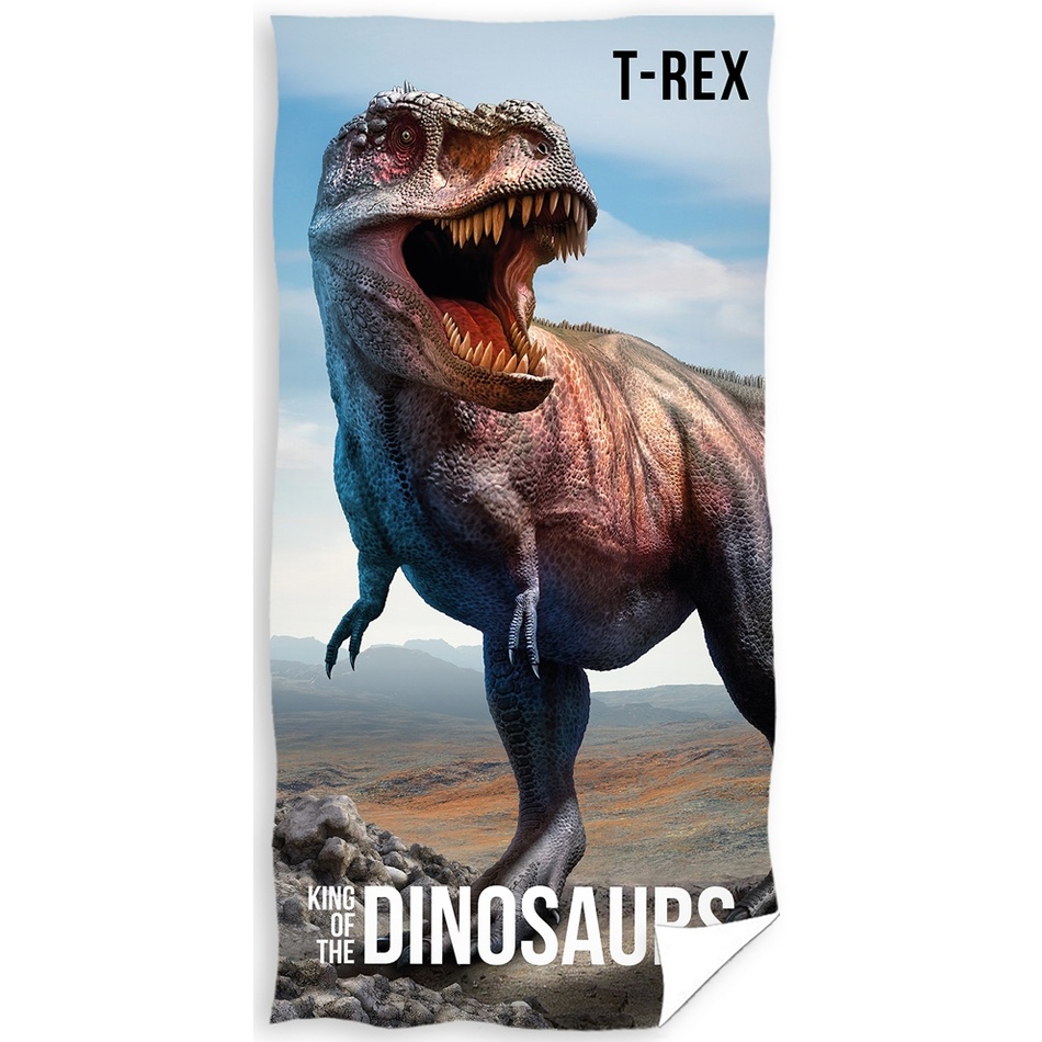 T-Rex Predator frottír törölköző, 70 x 140 cm