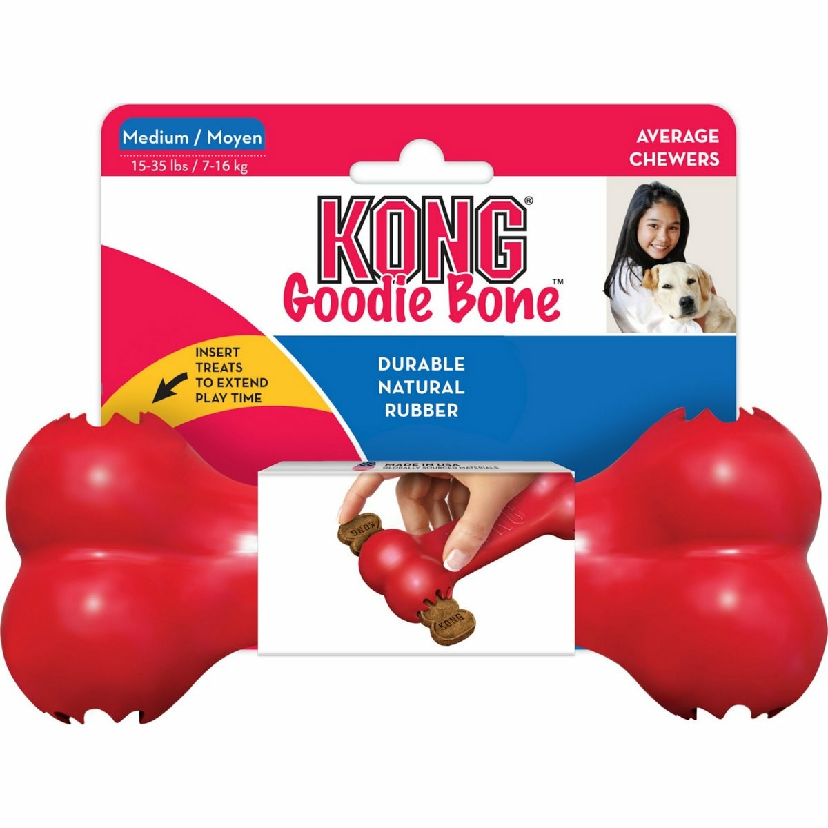 Flamingó Kong Goodie csont játék, M 