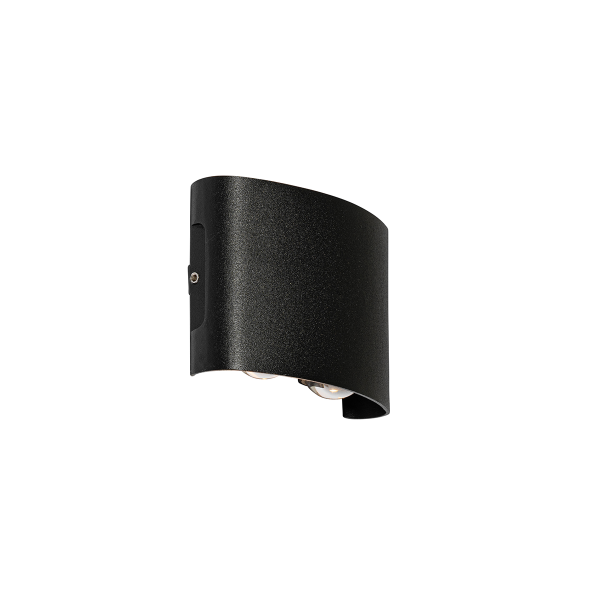 Kültéri fali lámpa fekete, LED 4-lámpás IP54 - Buta
