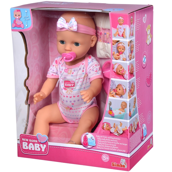 New Born Baby: Újszülött baba rózsaszín kiegészítőkkel