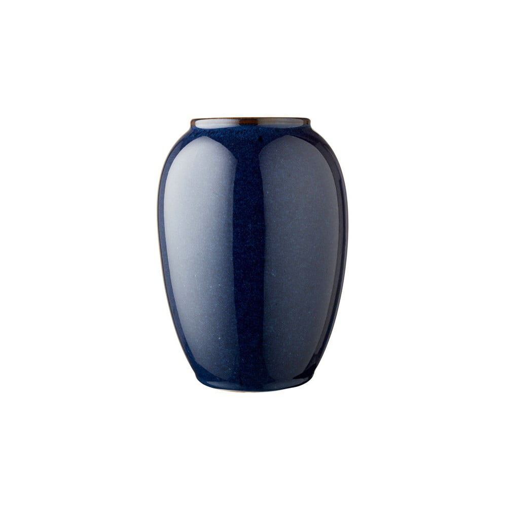 Pottery kék agyagkerámia váza - Bitz