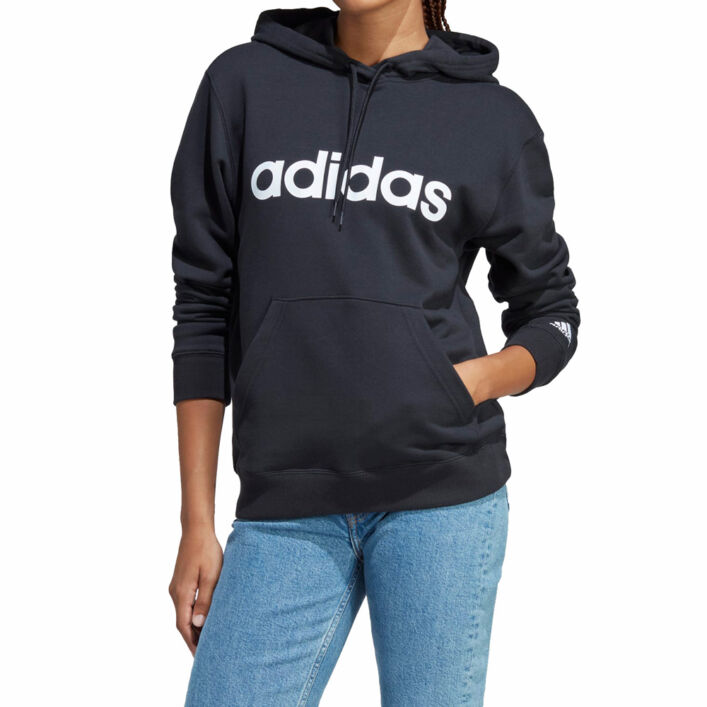 Adidas Essential Linear Logo Női Kapucnos Felső