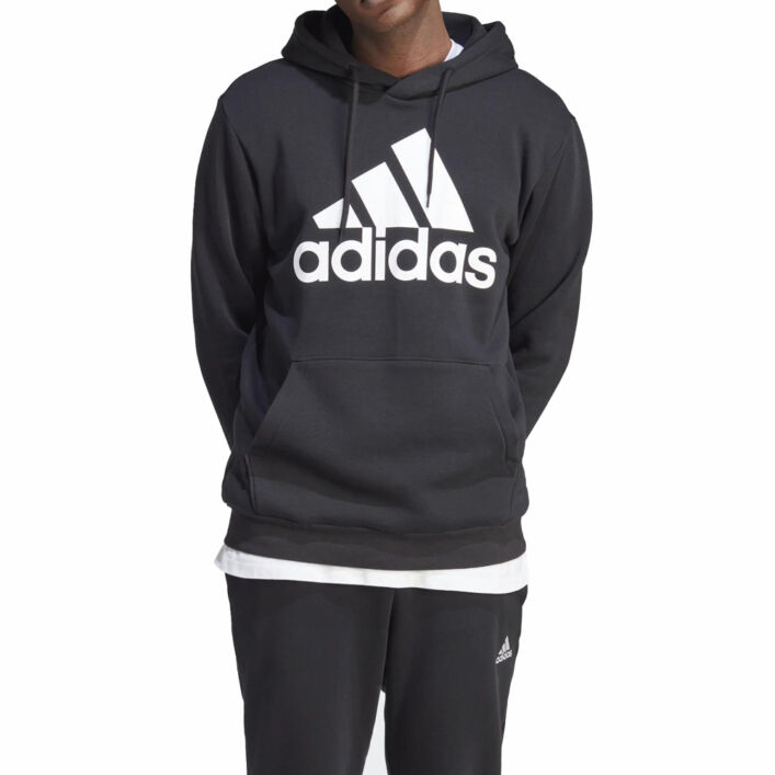 Adidas Essentials Fleece Logo Férfi Kapucnis Pulóver