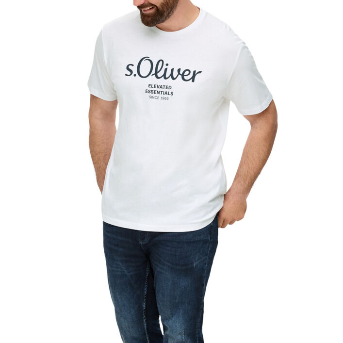 S.Oliver Extra Méretű Basic Férfi Póló
