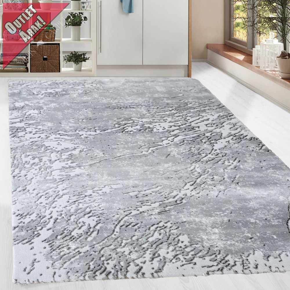 Zara Art 2853 (Grey-L.Grey) szőnyeg 120x170cm Szürke