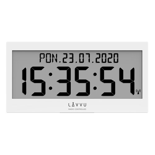 Lavvu LCX0010 Modig  digitális óra rádióval vezérelve, fehér