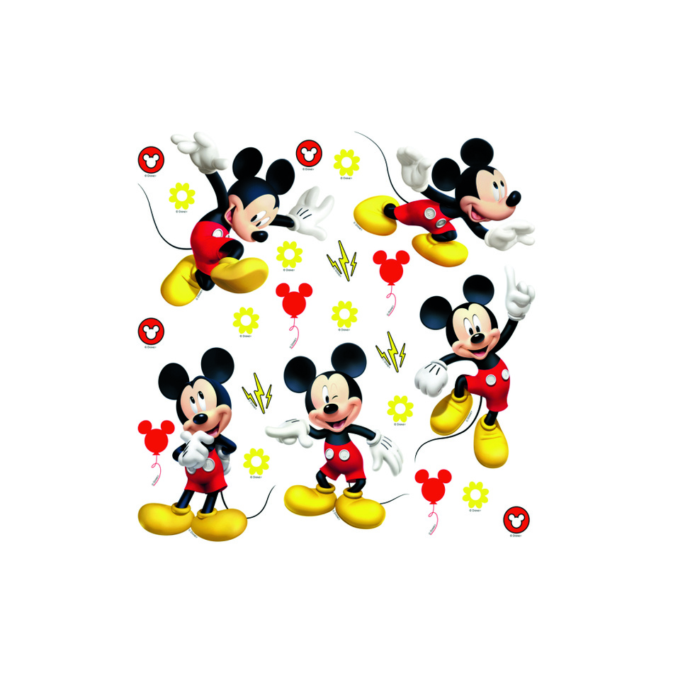 Mickey egér öntapadós matrica, 30 x 30 cm 