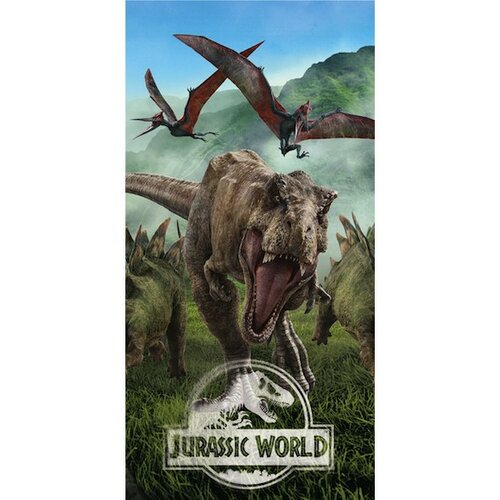 Jurassic World Forest törölköző, 70 x 140 cm