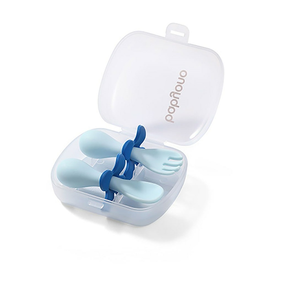 Baby Ono ergonomikus evőeszközök gyerekeknek , kék 