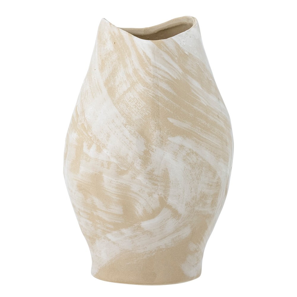 Bézs agyagkerámia váza (magasság 31 cm) Obsa – Bloomingville