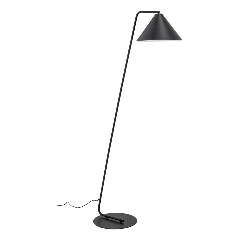 Fekete állólámpa fém búrával (magasság 165 cm) Latisha – Bloomingville