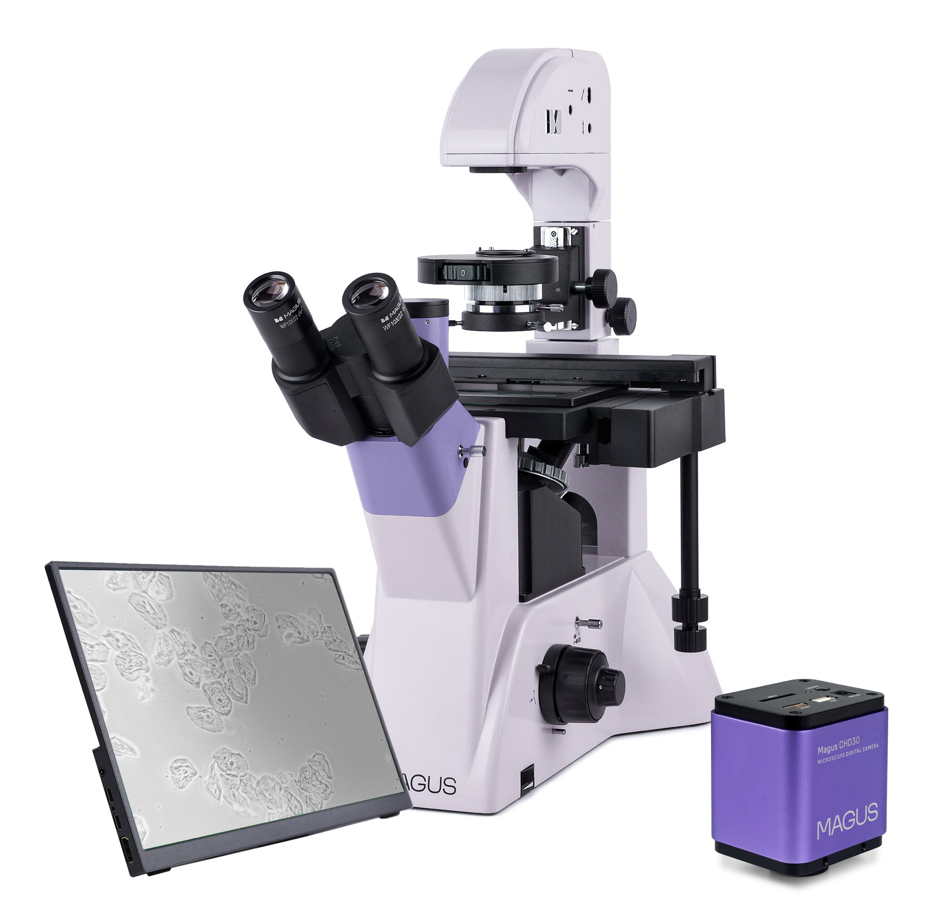 MAGUS Bio VD350 LCD biológiai fordított digitális mikroszkóp