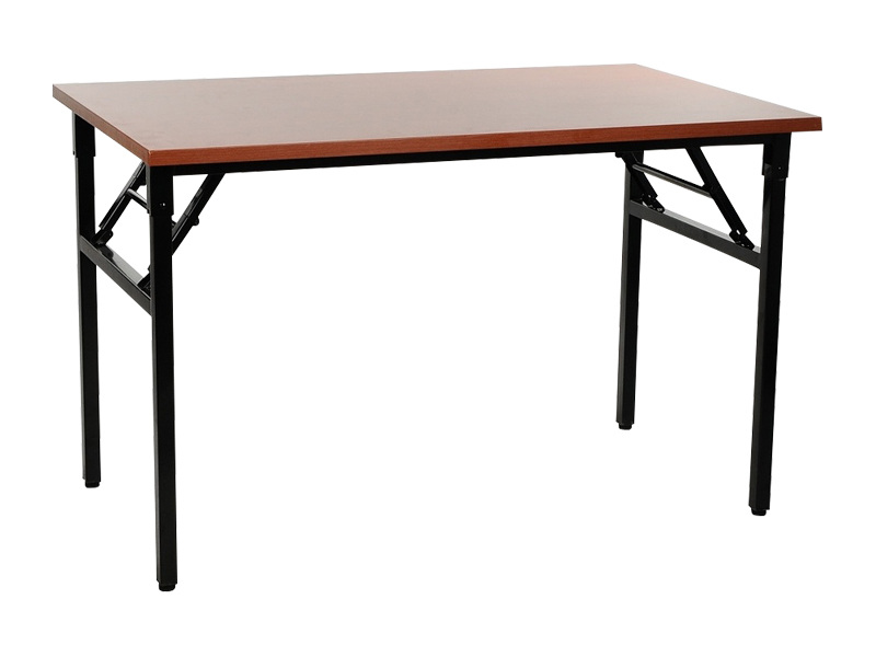 ALB-NY-A024/116 összecsukható asztal fekete vázzal (120 cm)