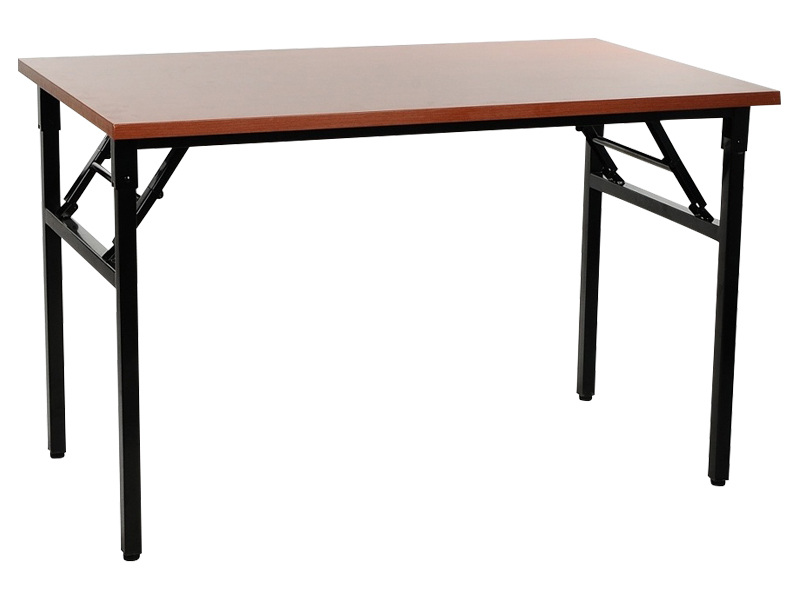 ALB-NY-A024/156 összecsukható asztal fekete vázzal (160 cm)