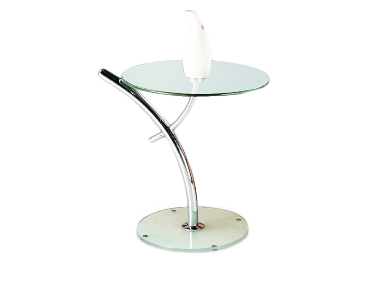 FOR-YOOP modern stílusú dohányzóasztal üveg asztallappal