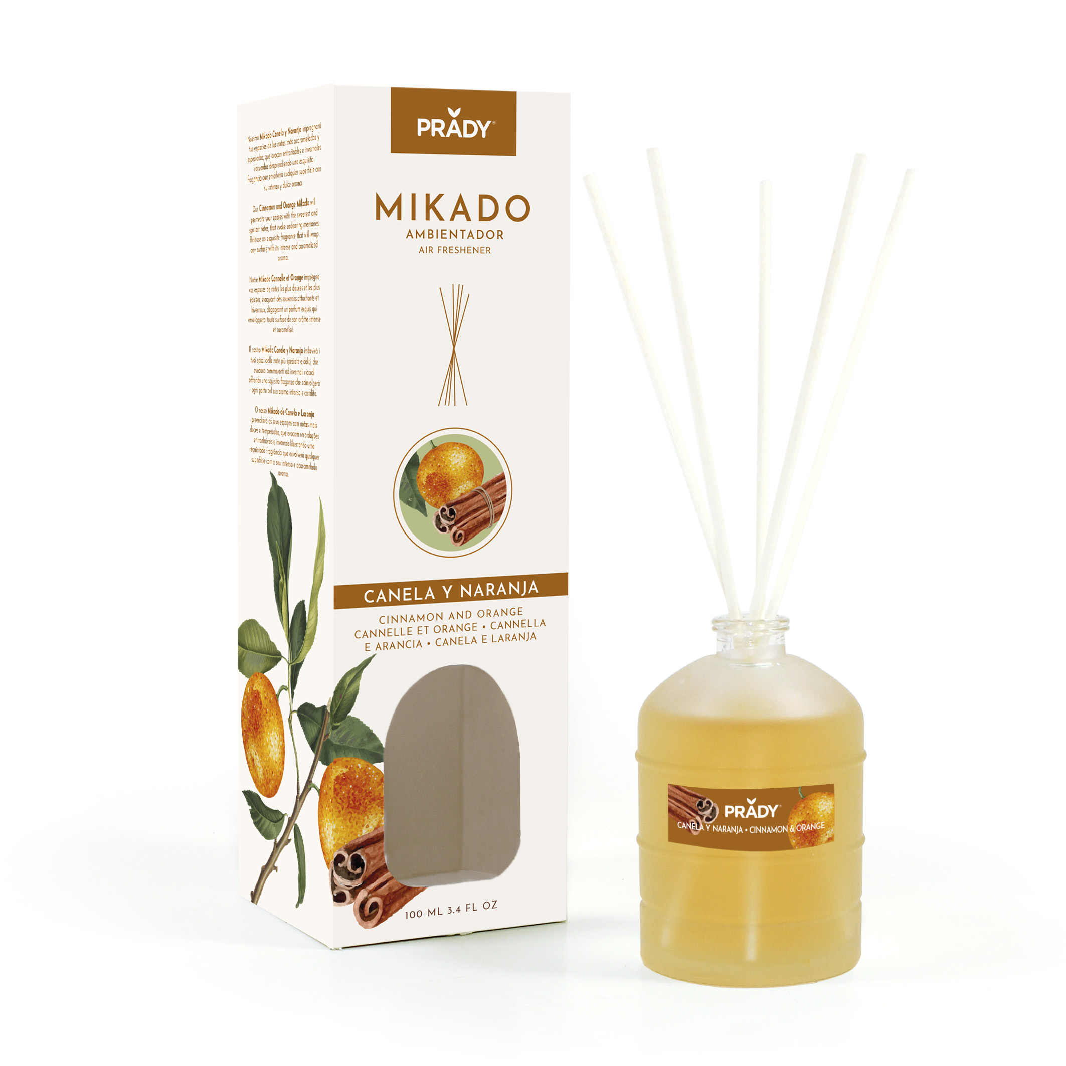 MIKADO - Narancs & Fahéj  Illóolaj párologtató 100 ml