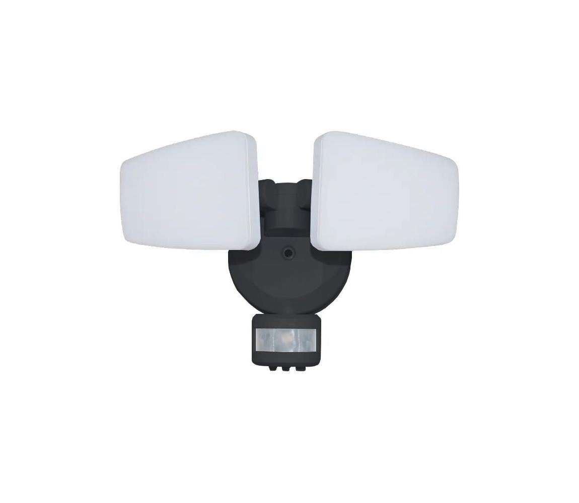  LED Kültéri reflektor érzékelővel LED/24W/230V 3000/4000/6000K IP54 fekete 