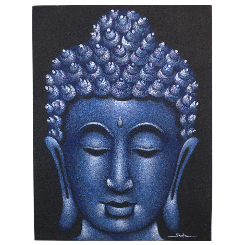 Buddha Festmény - Kék Homok 60x80cm