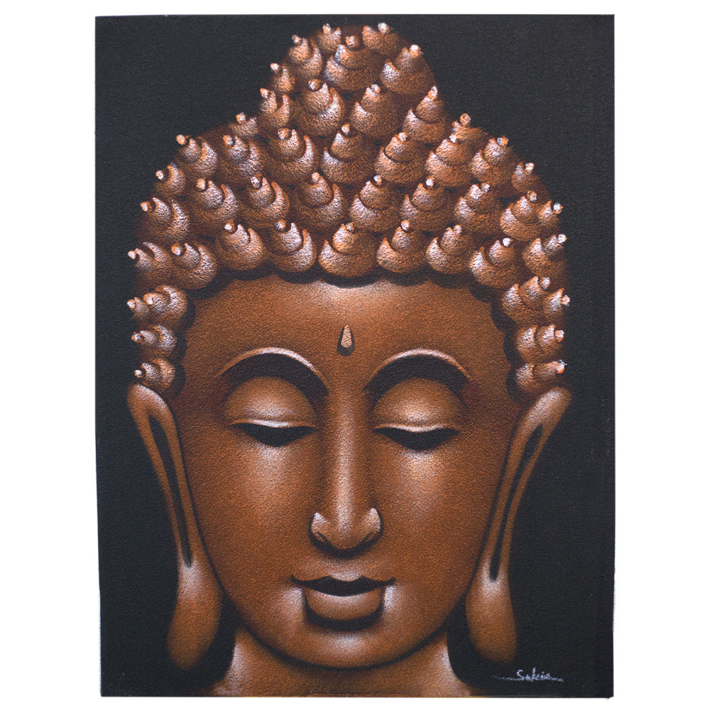 Buddha Festmény - Réz Homok 60x80cm