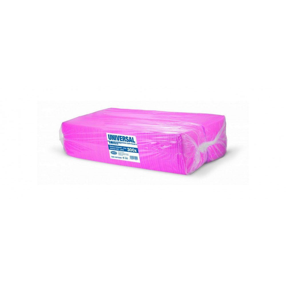 Bonus Univerzális pink törlőkendő 36x36cm 300 darabos