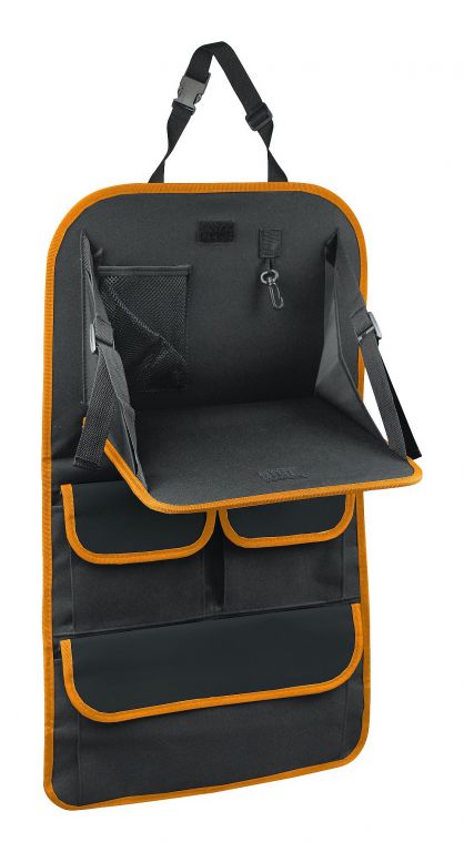 COMPASS Szervező táska autóba fekete/narancssárga