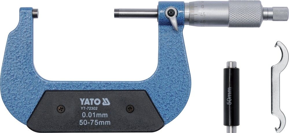 YATO Mechanikus mikrométer 50 - 75 mm