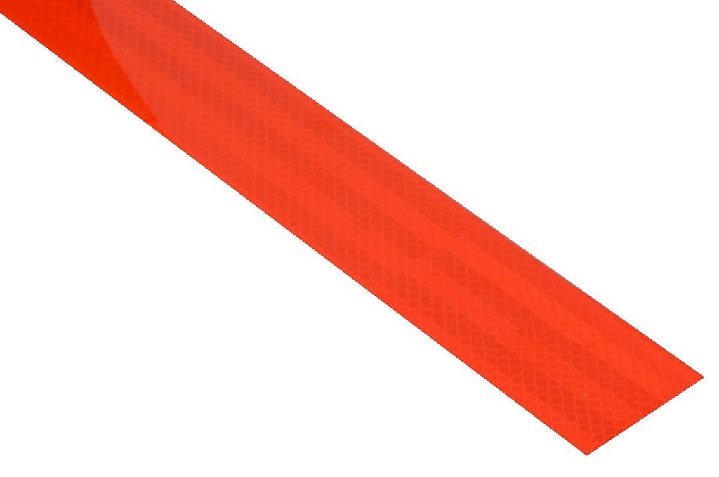 COMPASS Öntapadó fényvisszaverő szalag  1 m x 5 cm piros