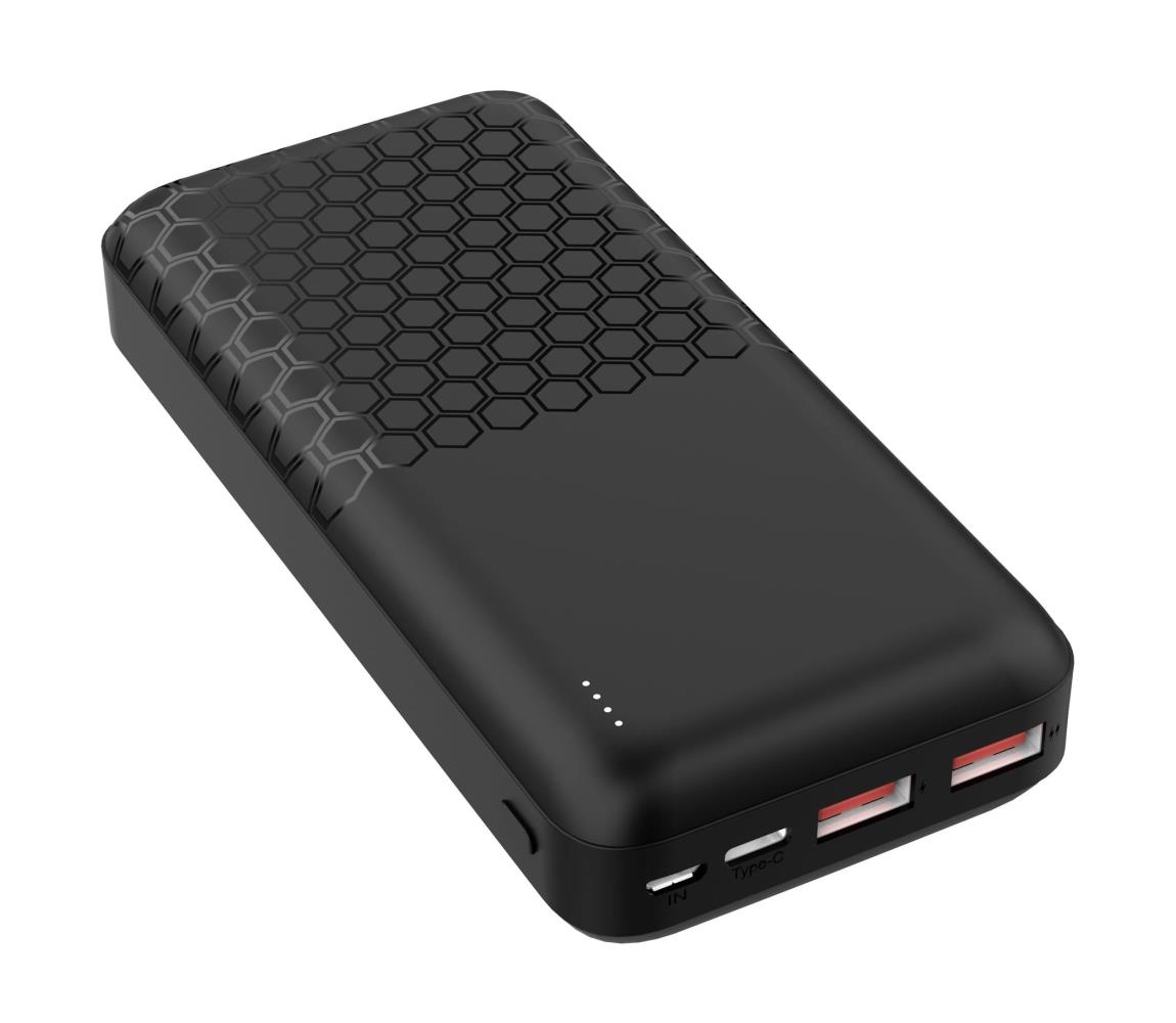  Power Bank Power Delivery 20000 mAh/22,5W/3,7V fekete 