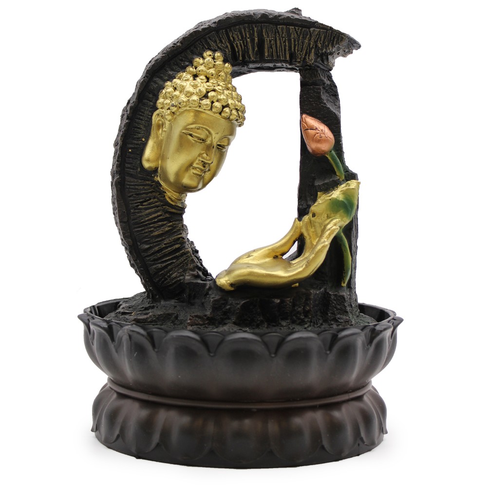 Szoba Szökőkút Arany Buddha és Lotus