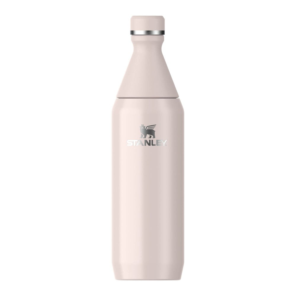 Világos rózsaszín rozsdamentes acél ivópalack 600 ml All Day Slim – Stanley