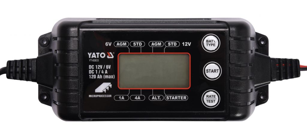 YATO Akkumulátor töltő YT-83033 4 A