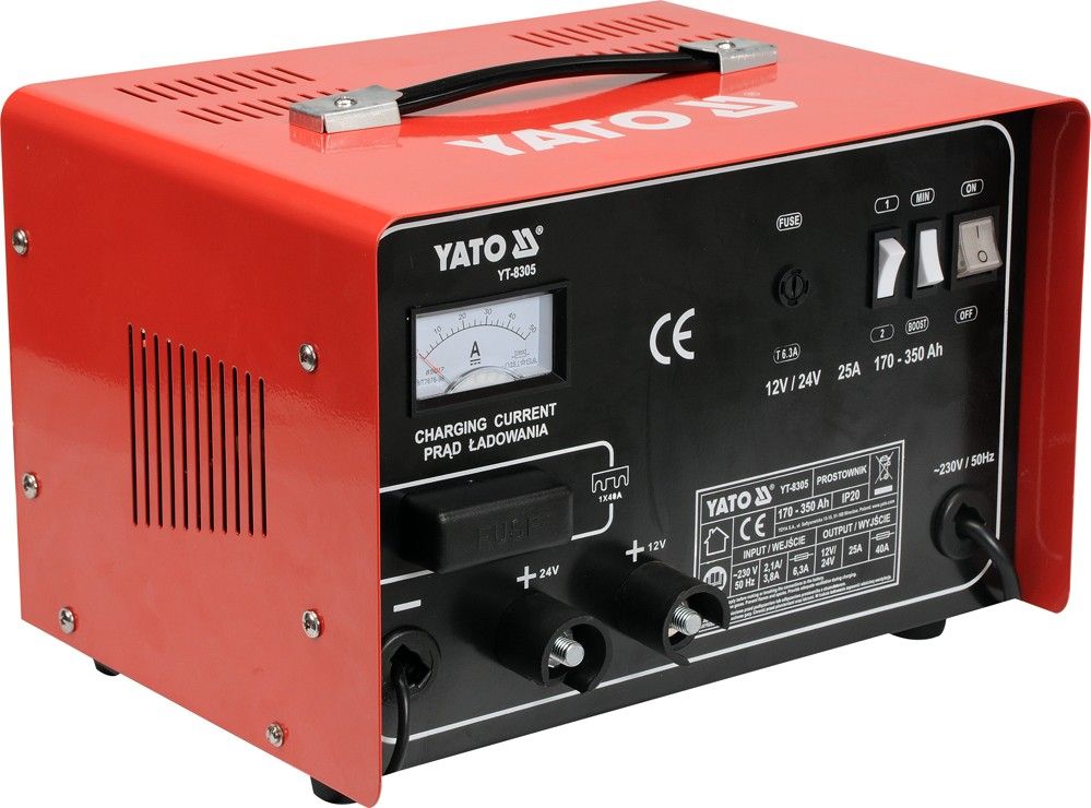 YATO Akkumulátor töltő YT-8305 25 A