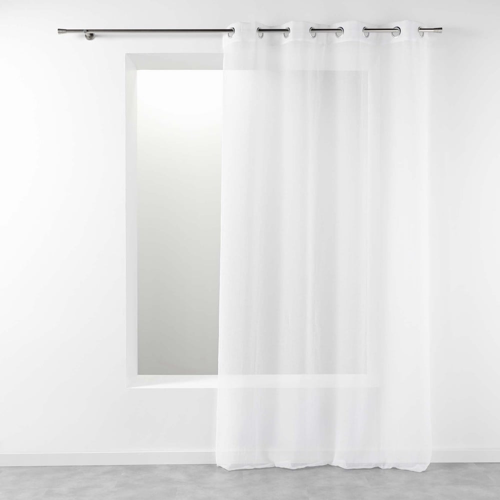 Fehér átlátszó függöny 140x240 cm Telma – douceur d'intérieur
