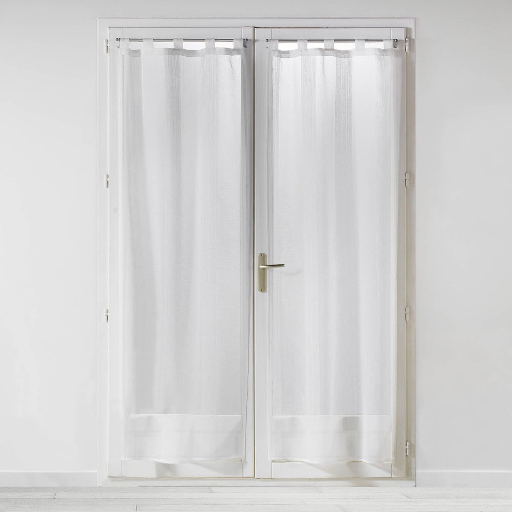 Fehér átlátszó függöny szett 2 db-os 70x200 cm Salina – douceur d'intérieur