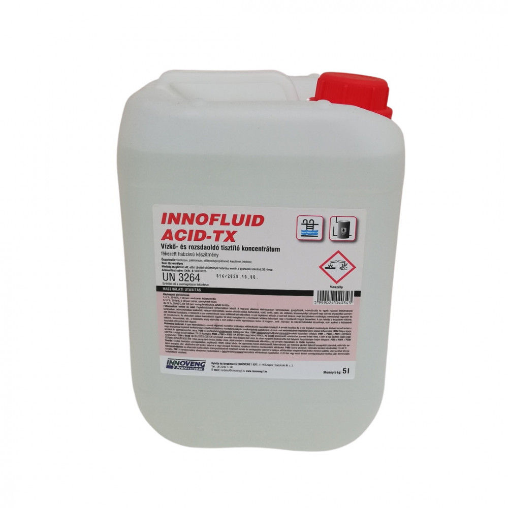 Innofluid Acid-TX vízkő- és rozsdaoldó koncentrátum 5L