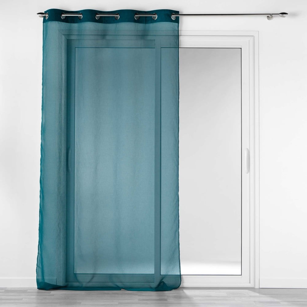 Kék átlátszó függöny 140x240 cm Casual – douceur d'intérieur