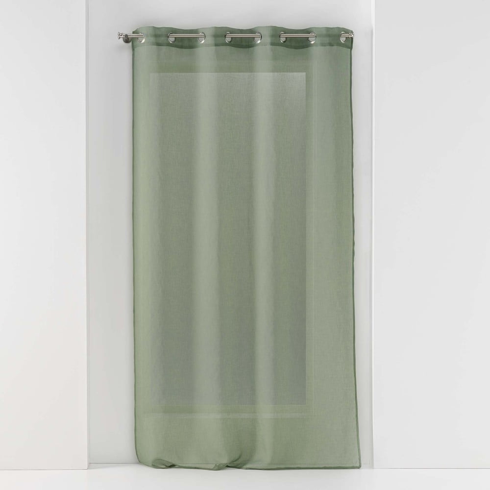 Khaki átlátszó függöny 140x280 cm Sandra – douceur d'intérieur