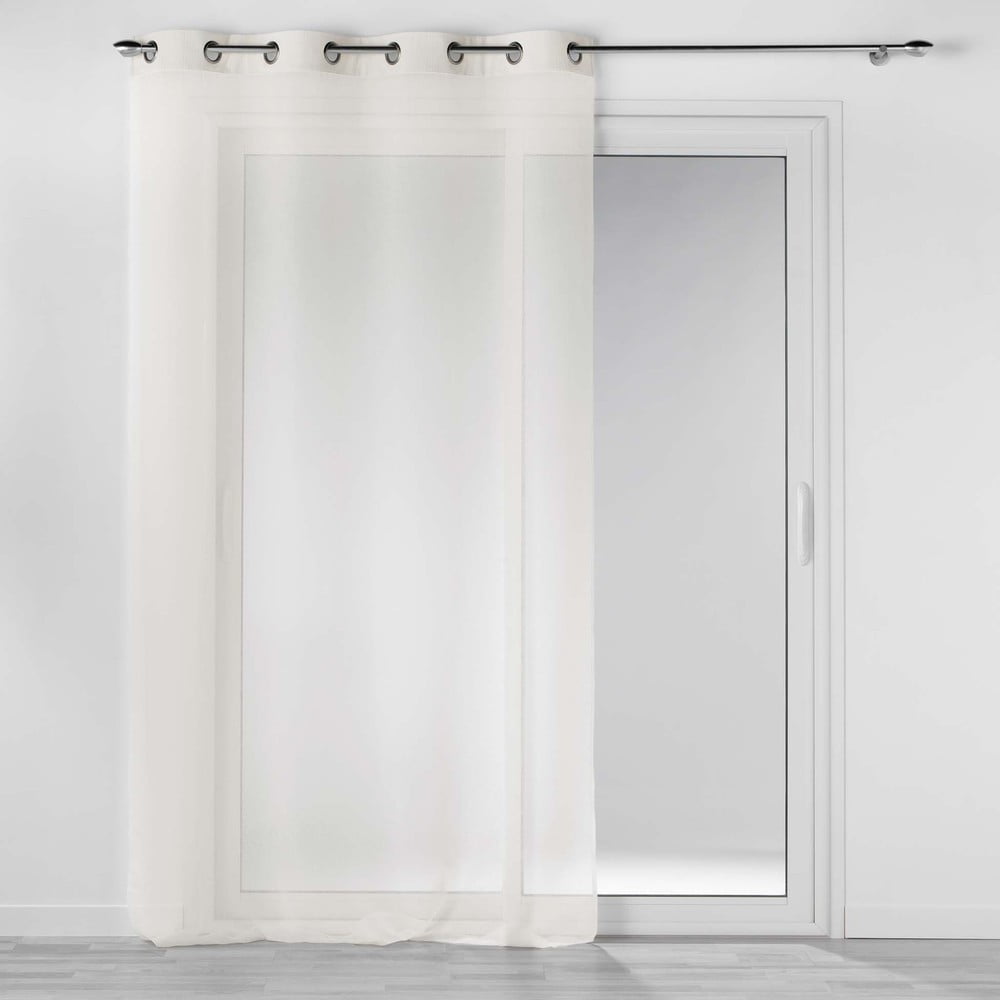 Krémszínű átlátszó függöny 140x240 cm Casual – douceur d'intérieur
