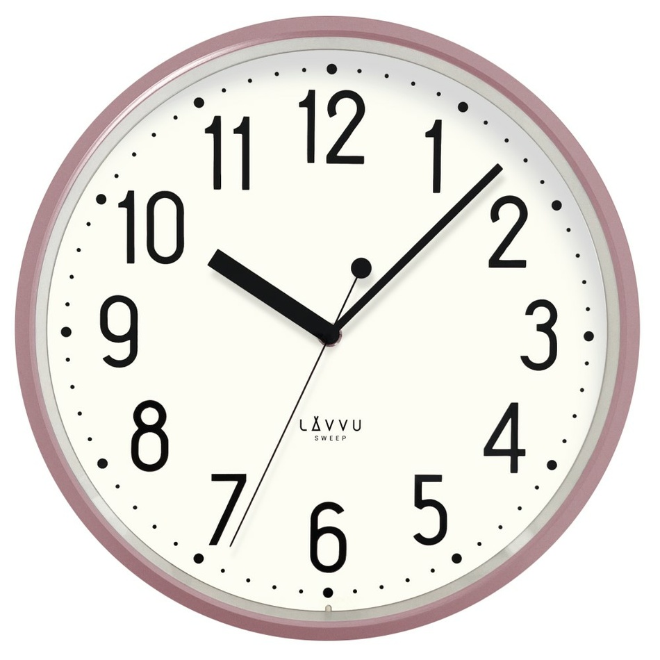 LAVVU rózsaszín óra, átmérő 29,5 cm
