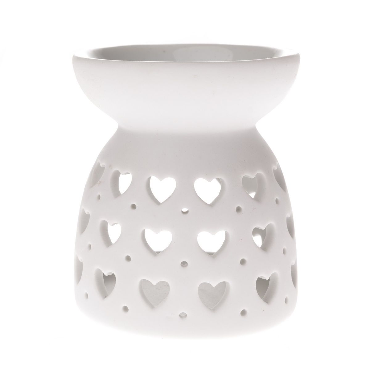 Luminary  porcelán aromalámpa fehér, 7,7 x9 cm, 7,7 x 9 cm