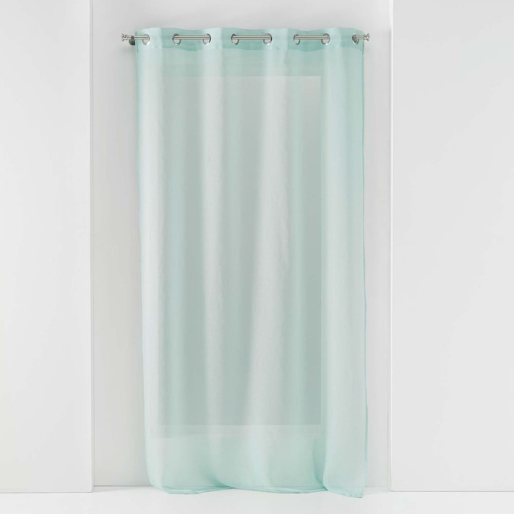 Mentazöld átlátszó függöny 140x280 cm Sandra – douceur d'intérieur