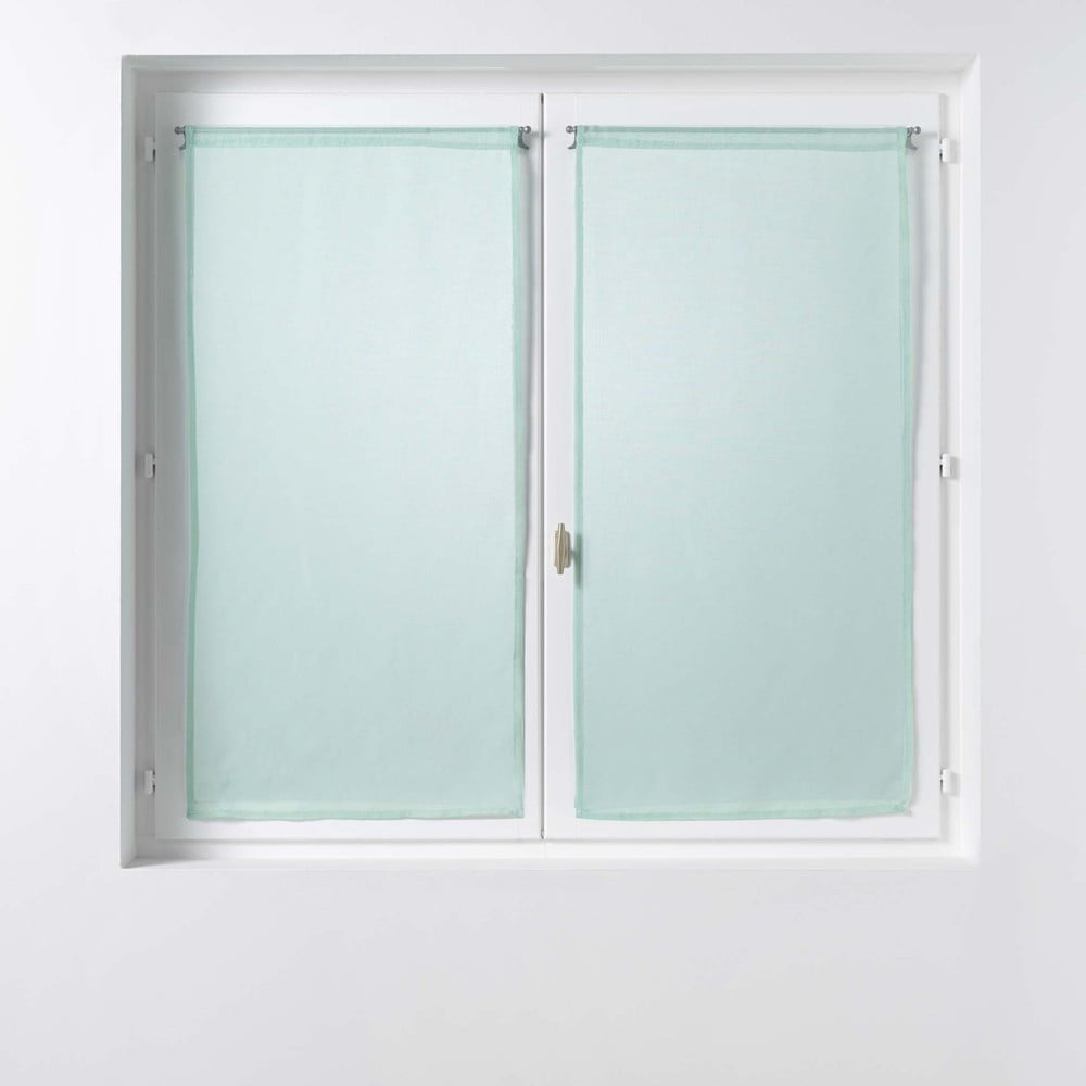 Mentazöld átlátszó függöny szett 2 db-os 60x120 cm Sandra – douceur d'intérieur