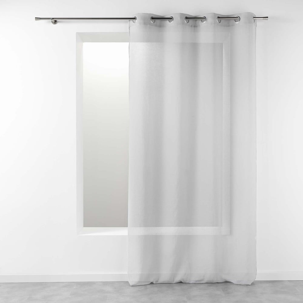 Szürke átlátszó függöny 140x280 cm Telma – douceur d'intérieur