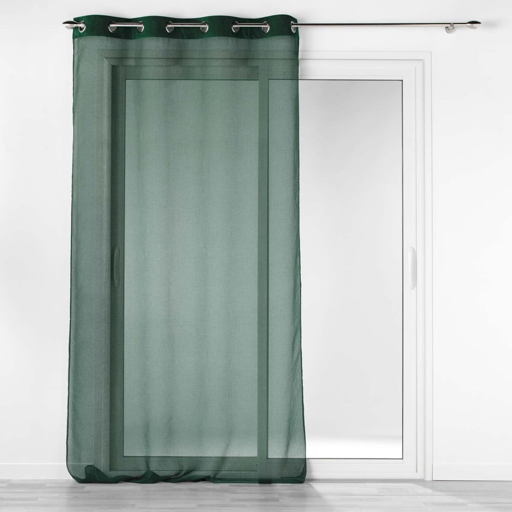 Zöld átlátszó függöny 140x240 cm Casual – douceur d'intérieur